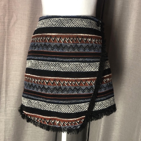 NWT Sam Edelman Hope Stripe Skirt in Multi - Picture 4 of 8